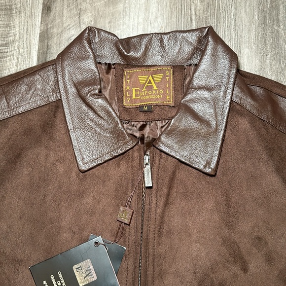 A Emporio Confezioni Italian Leather Suede Jacket - Medium - Picture 5 of 10